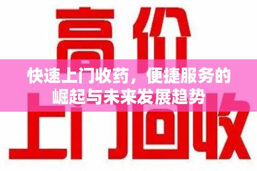 泰安快速上门收药，便捷服务的崛起与未来发展趋势